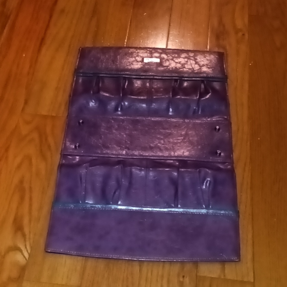 Like new purple and teal classic Miche purse cover